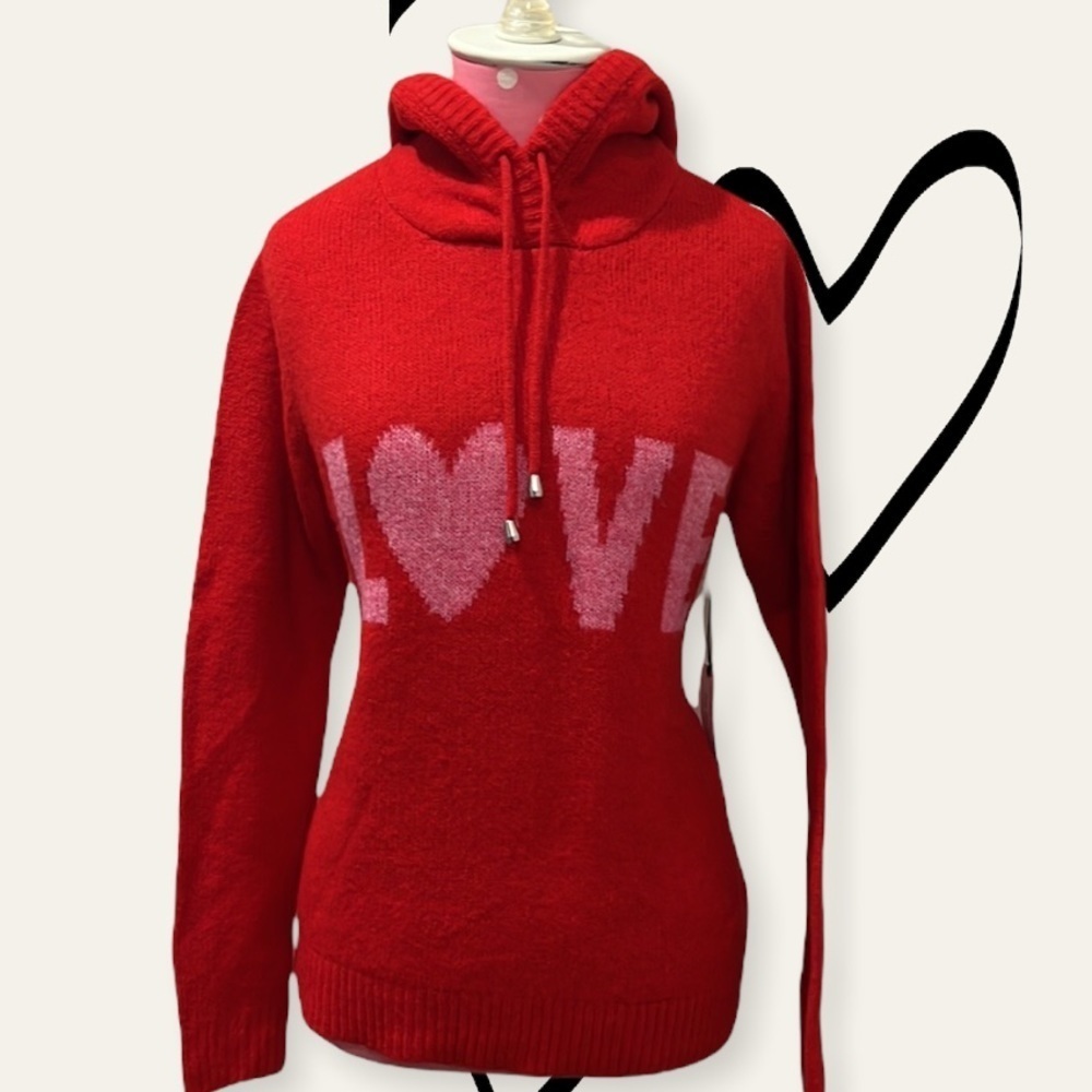 CUPCAKES & CASHMERE RED LOVE  SWEATER